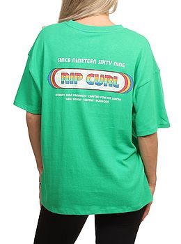 Ripcurl Surf Revival Heritage Tee Bright Green
