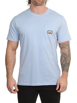 Ripcurl Surf Paradise Badge Tee Ice Blue