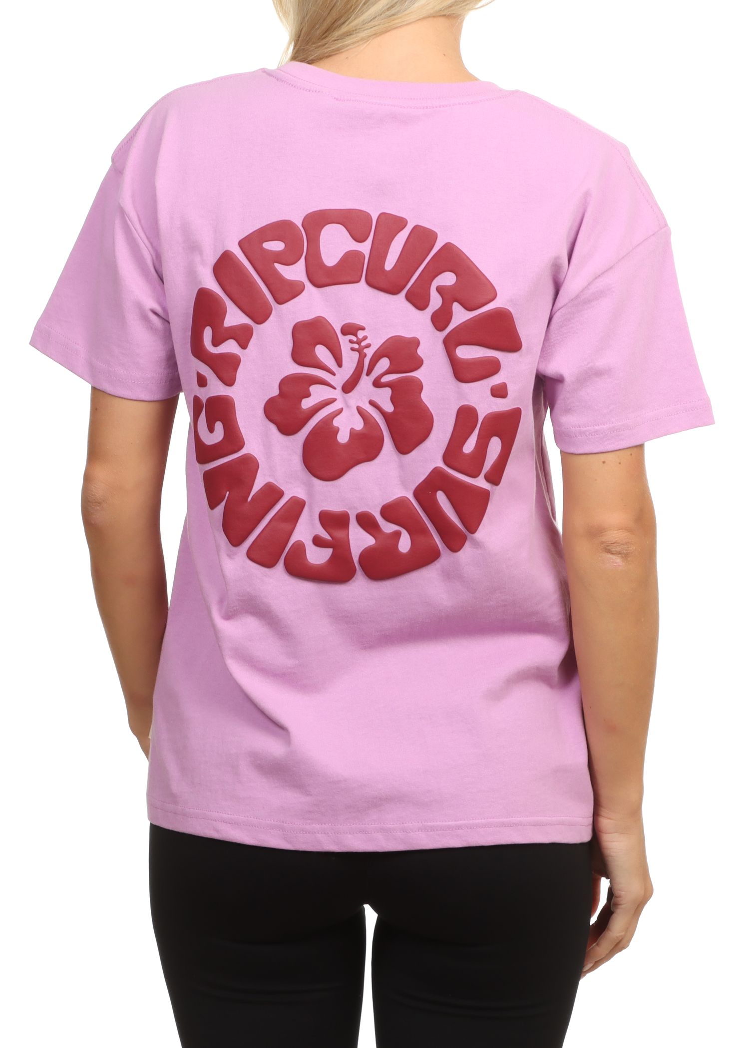 Ripcurl Surf Puff Party Pack Relaxed Tee Lilac