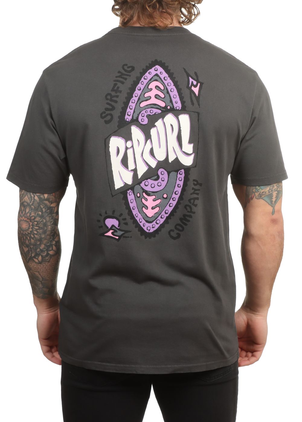 Ripcurl Shield Tee Washed Black