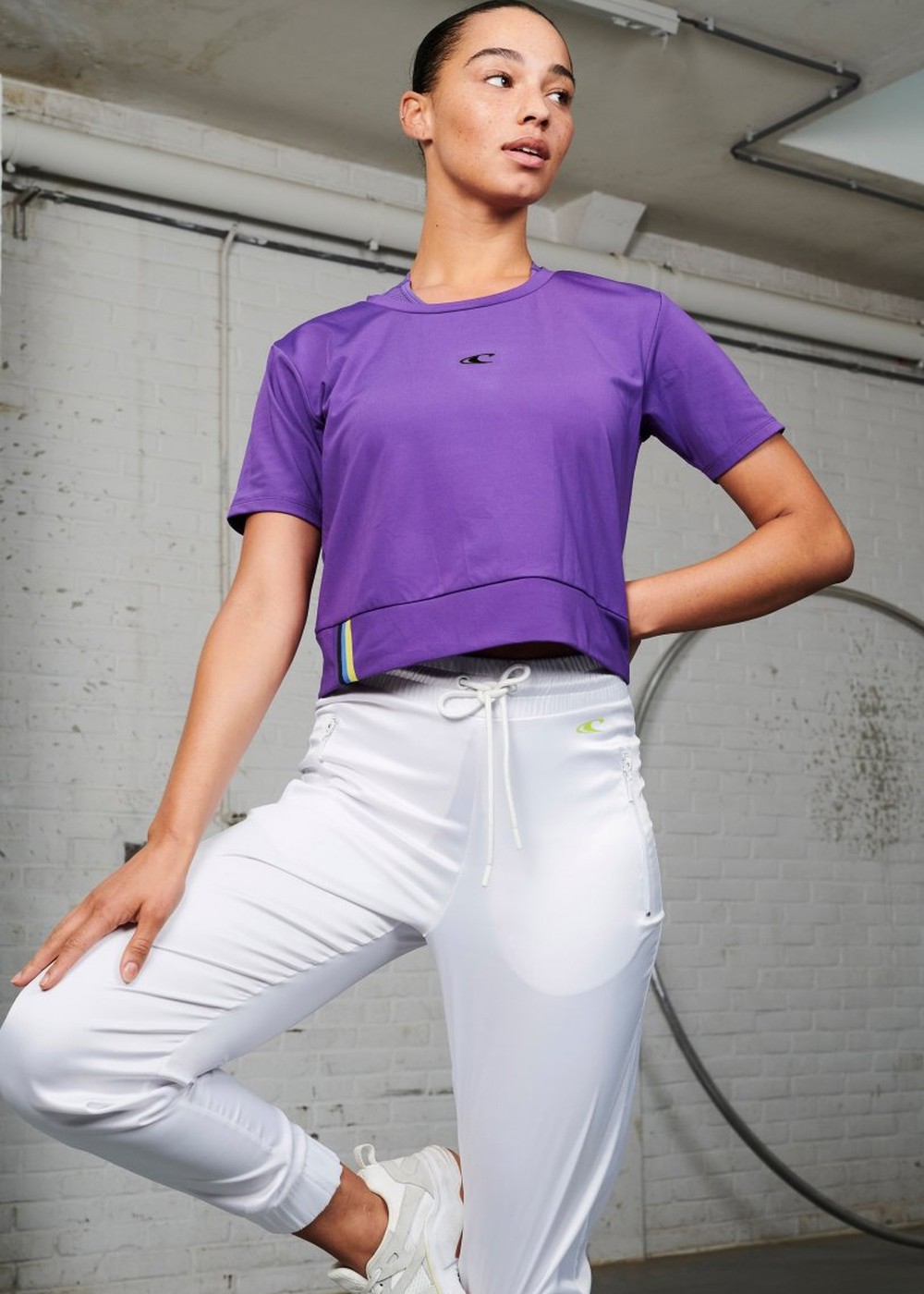 Oneill Satin Pants Super White