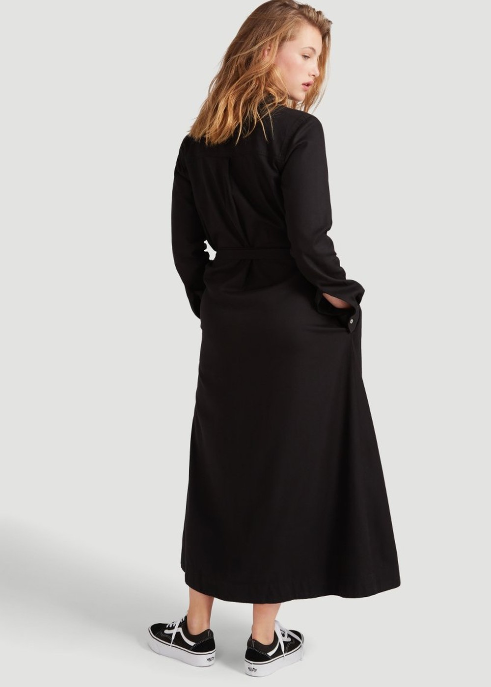 ONeill Endless Summer Shirt Midi Dress Black