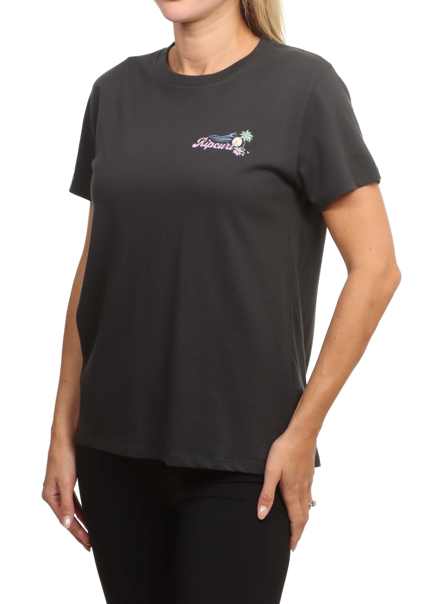 Ripcurl Beach Days Standard Tee Washed Black