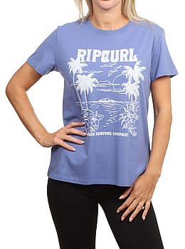 Ripcurl Bossa Nova Standard Tee Mid Blue