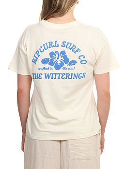 Ripcurl Hibiscus Puff The Witterings Tee Bone