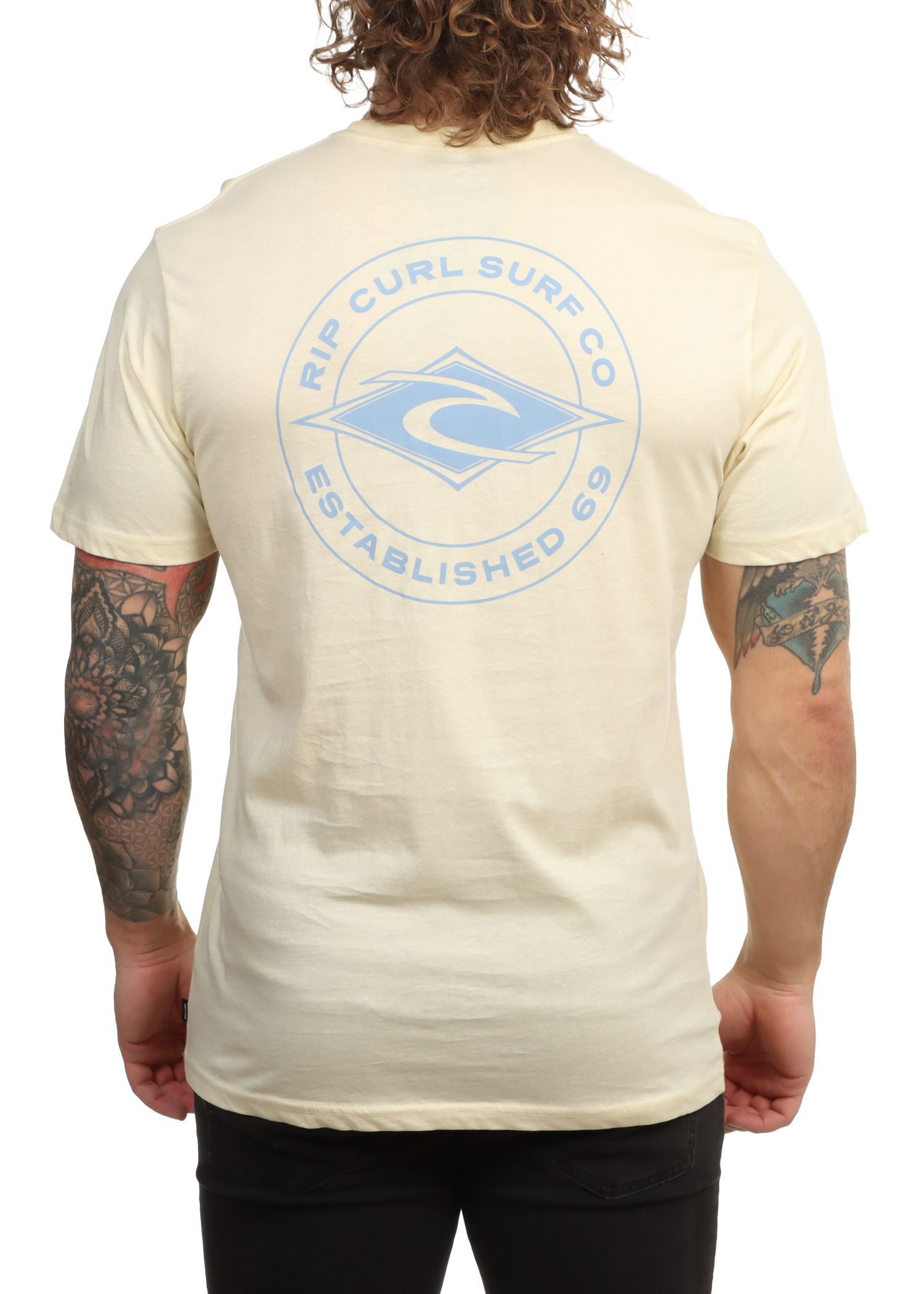 Ripcurl Staple Tee Lemon Ice
