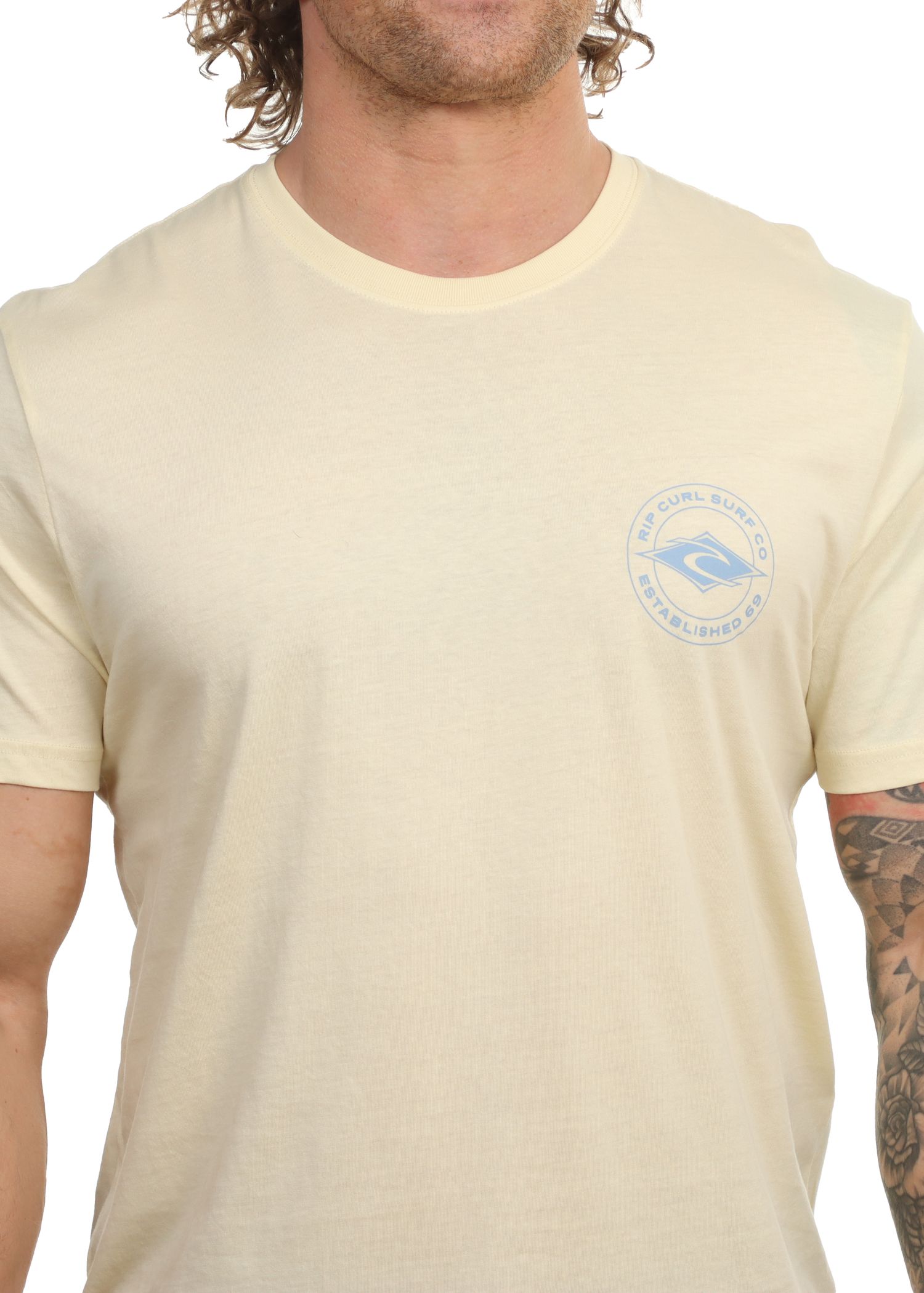 Ripcurl Staple Tee Lemon Ice