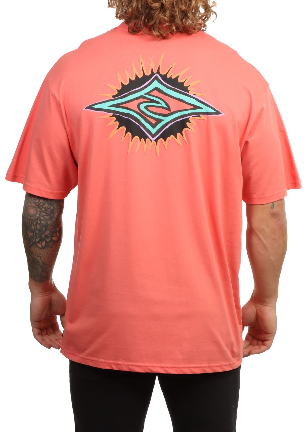 Ripcurl Raw Burst Tee Rose Sky