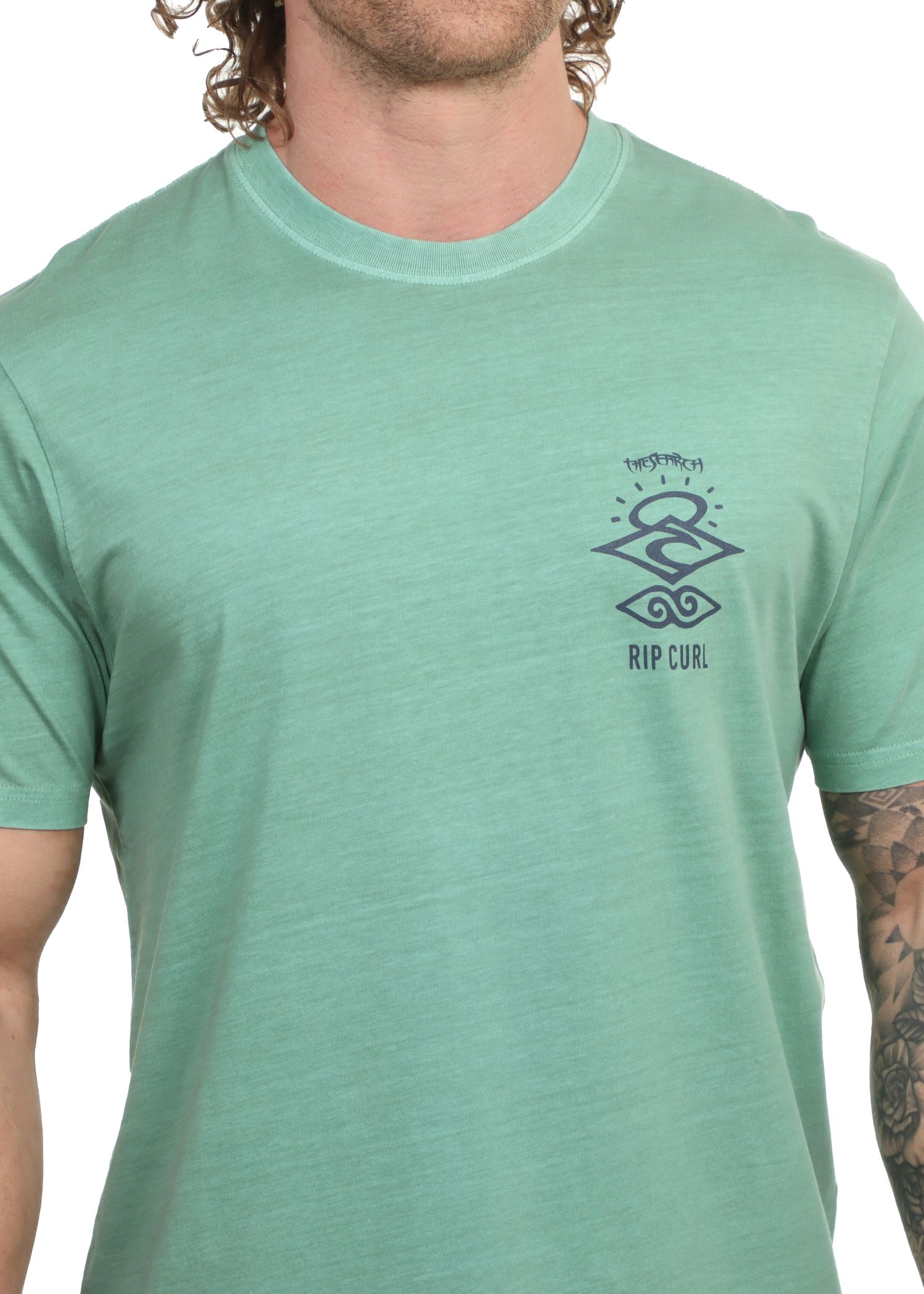 Ripcurl Search Icon Tee Aloe