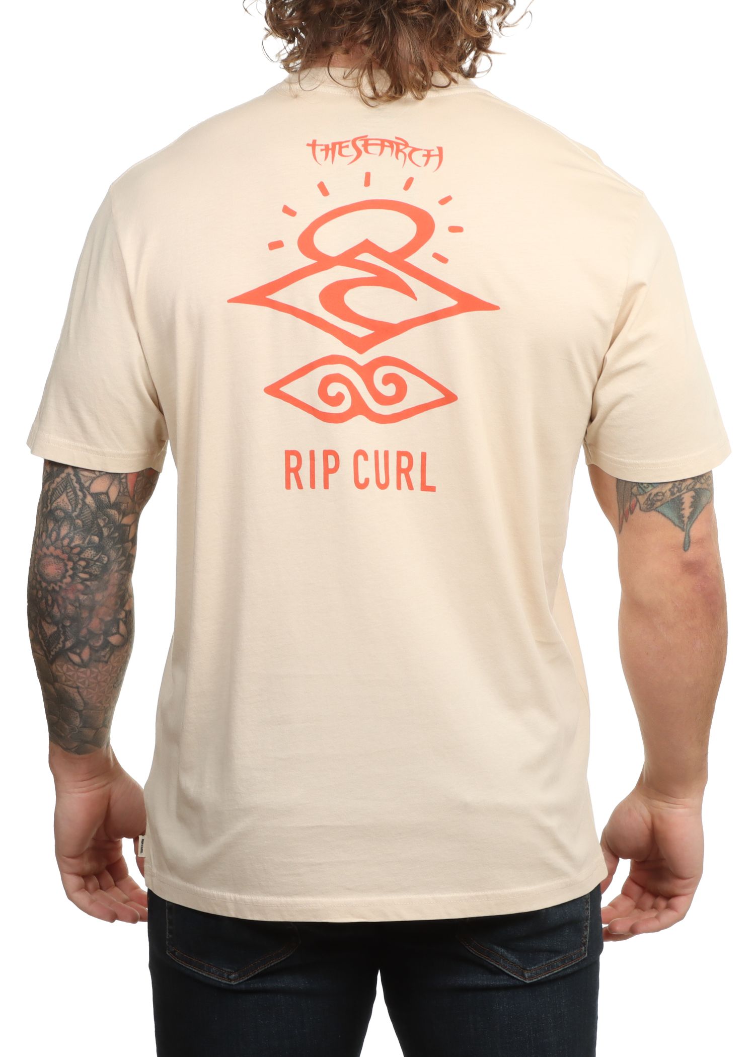 Ripcurl Search Icon Tee Vintage White