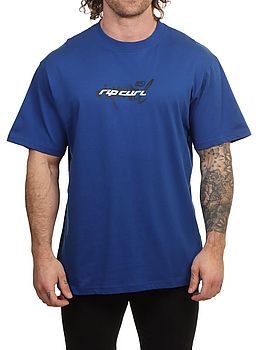 Ripcurl Inner Visions Blast Over Tee Cobalt