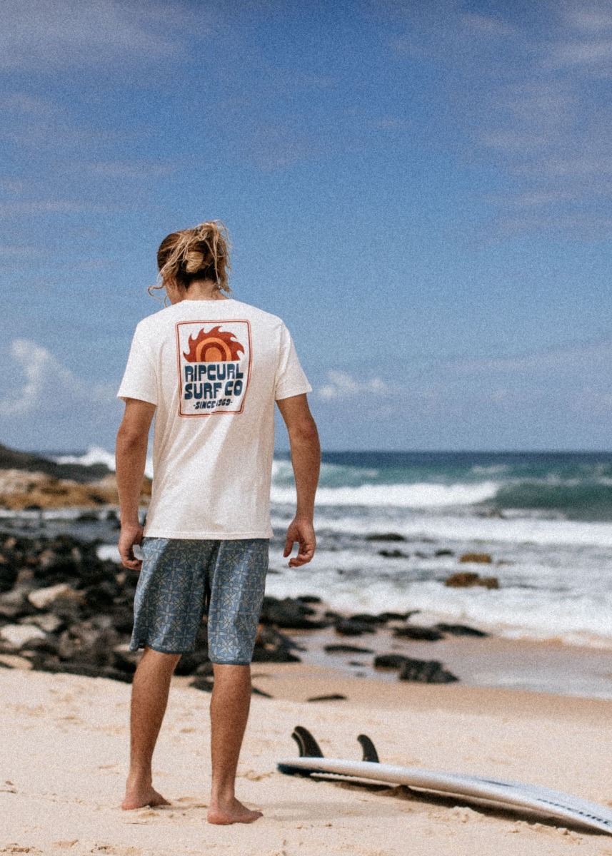 Ripcurl Pacific Rinse Sunrise Tee Bone