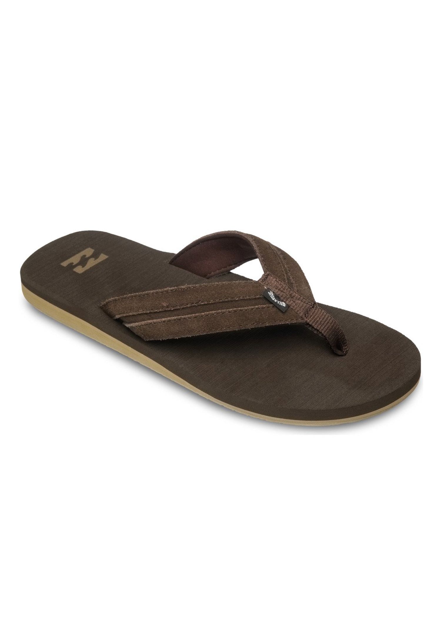 Billabong Sierra Suede Flip Flops Dark Brown
