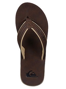 Quiksilver Carver Flip Flops Brown