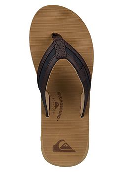 Quiksilver Carver Squish Flip Flops Brown