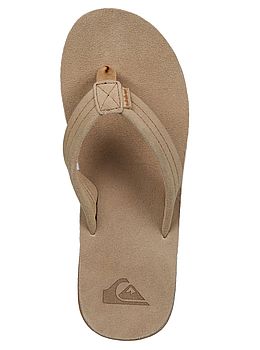 Quiksilver Carver Suede Plus Flip Flops Sand