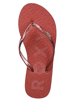 Roxy Viva Sparkle Flip Flops Ginger Spice