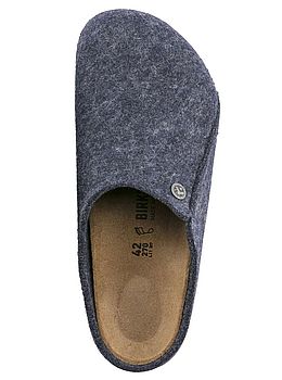 Birkenstock Zermatt Wool Felt Slippers Dark Blue
