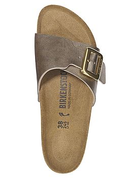 Birkenstock Catalina Luxe Buckle Sandals Taupe