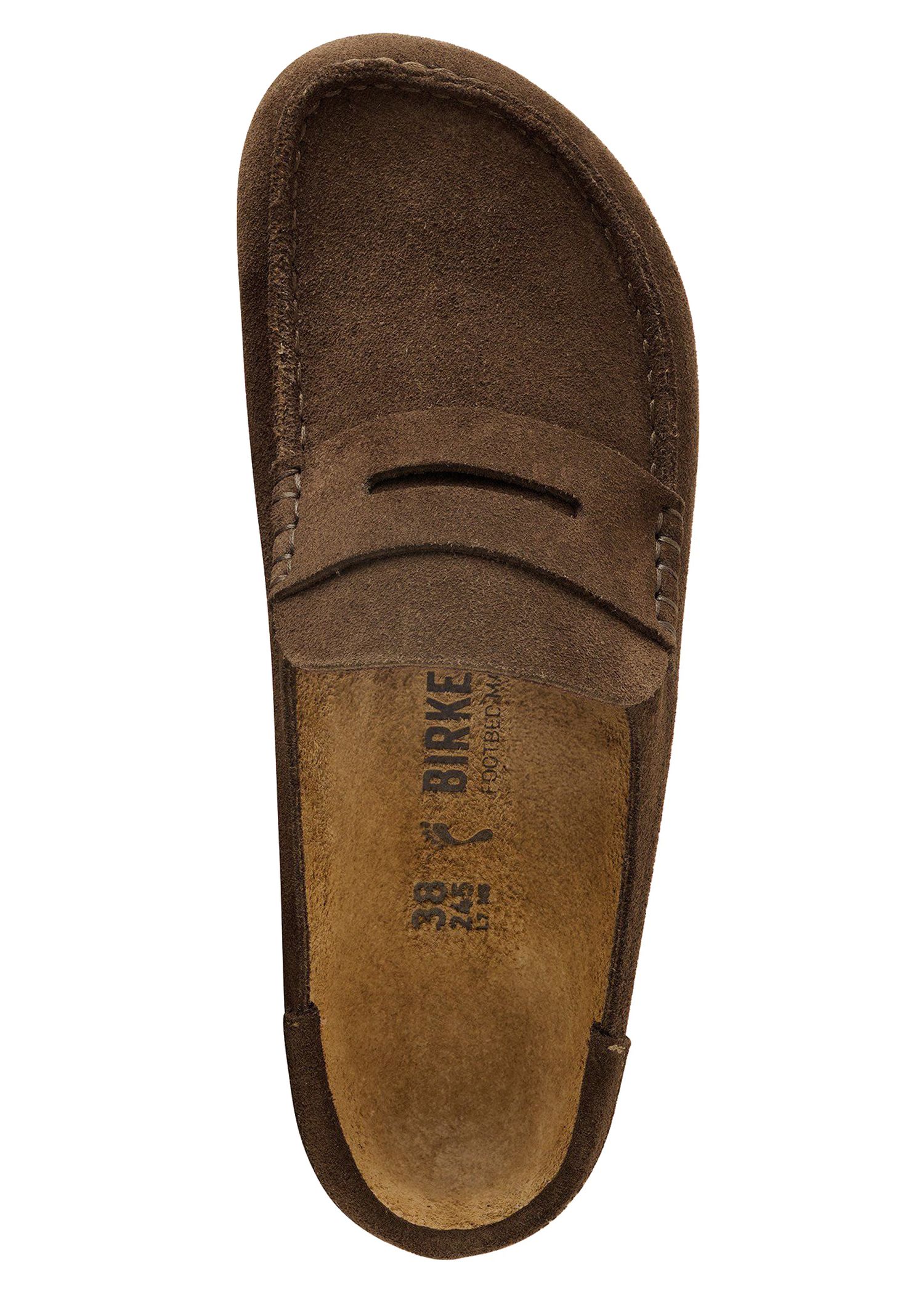 Birkenstock Naples Wrapped Suede Loafers Carafe - Narrow Fit