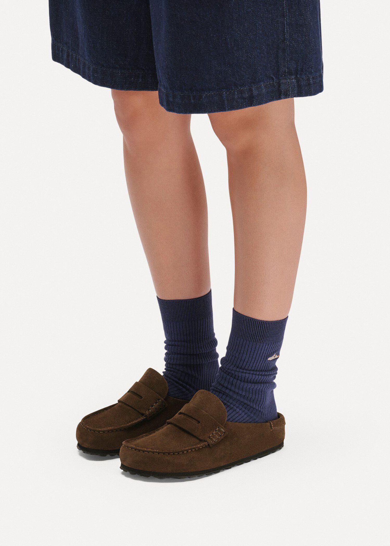 Birkenstock Naples Wrapped Suede Loafers Carafe - Narrow Fit