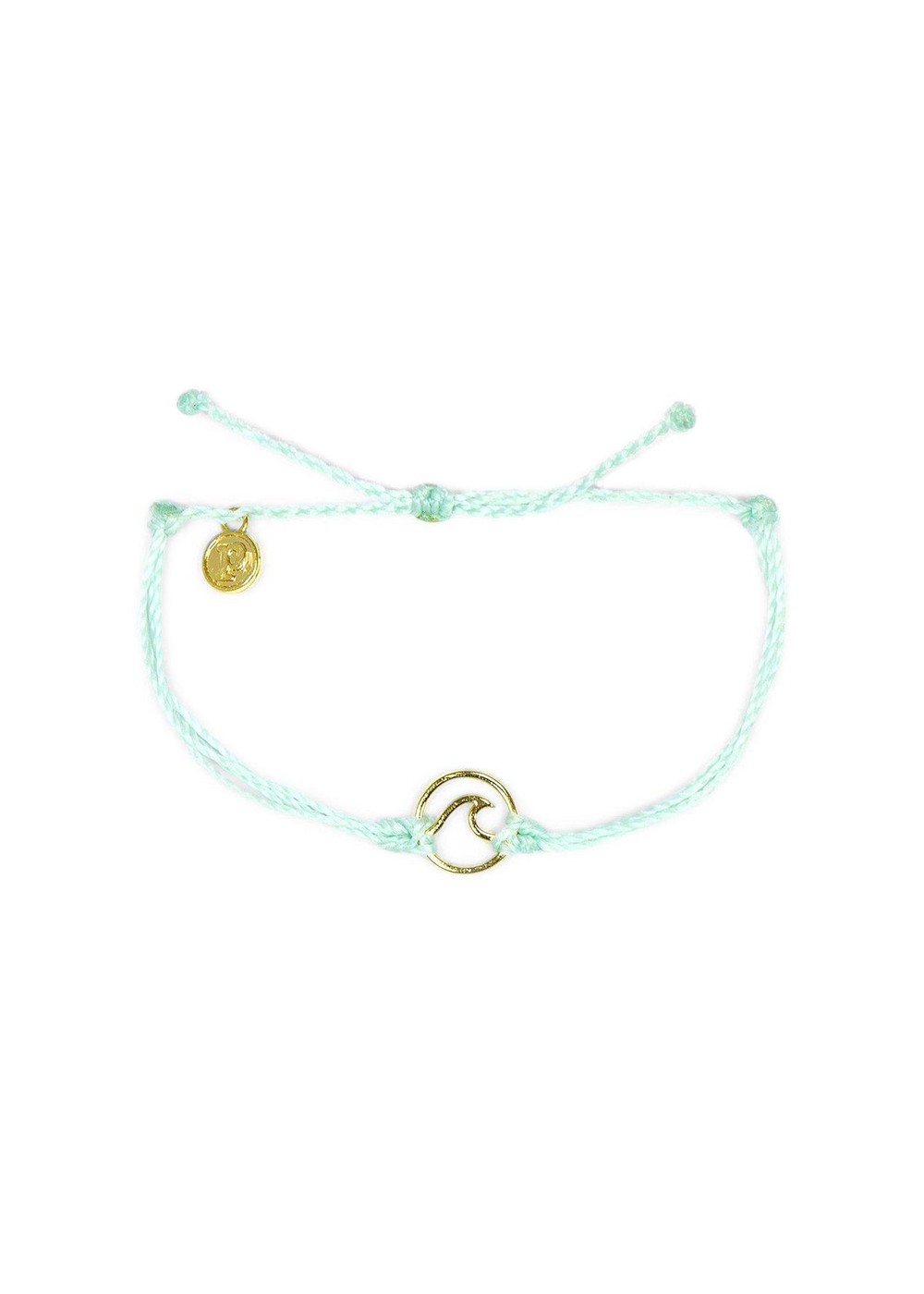 Pura Vida Wave Gold Bracelet Seafoam