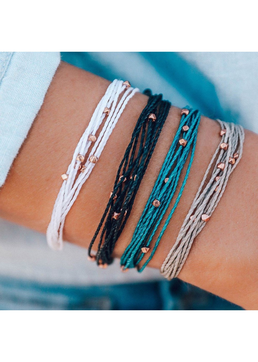 Pura Vida Malibu Rose Gold Bracelet Sandalwood