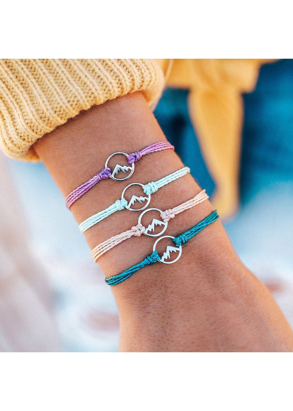 Pura Vida Sierra Silver Bracelet Cream