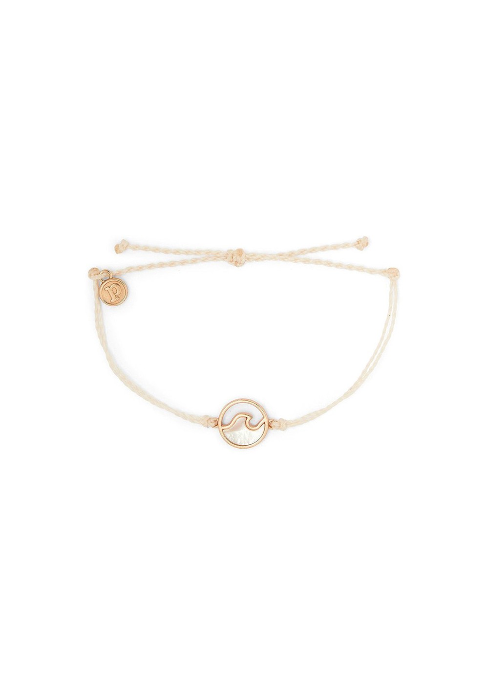 Pura Vida Stone Wave Gold Bracelet Vanilla