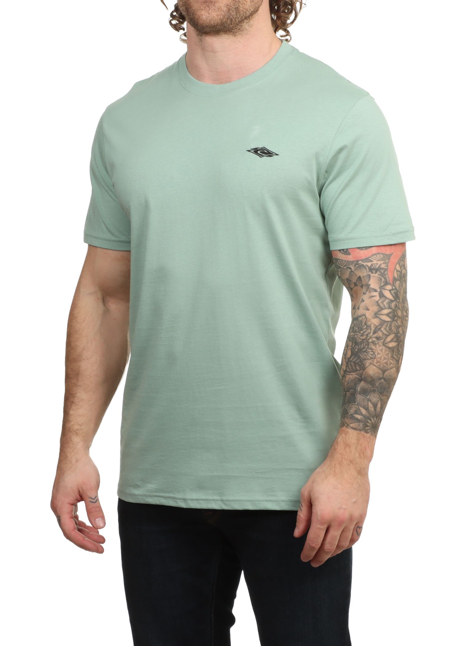 Ripcurl Streamline Embroid Tee Aloe