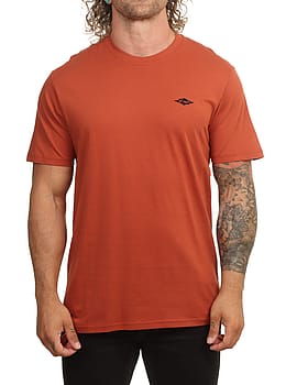 Ripcurl Streamline Embroid Tee Baked Clay