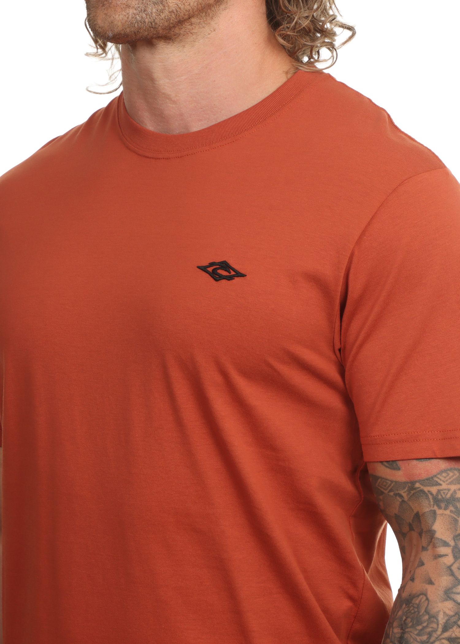 Ripcurl Streamline Embroid Tee Baked Clay