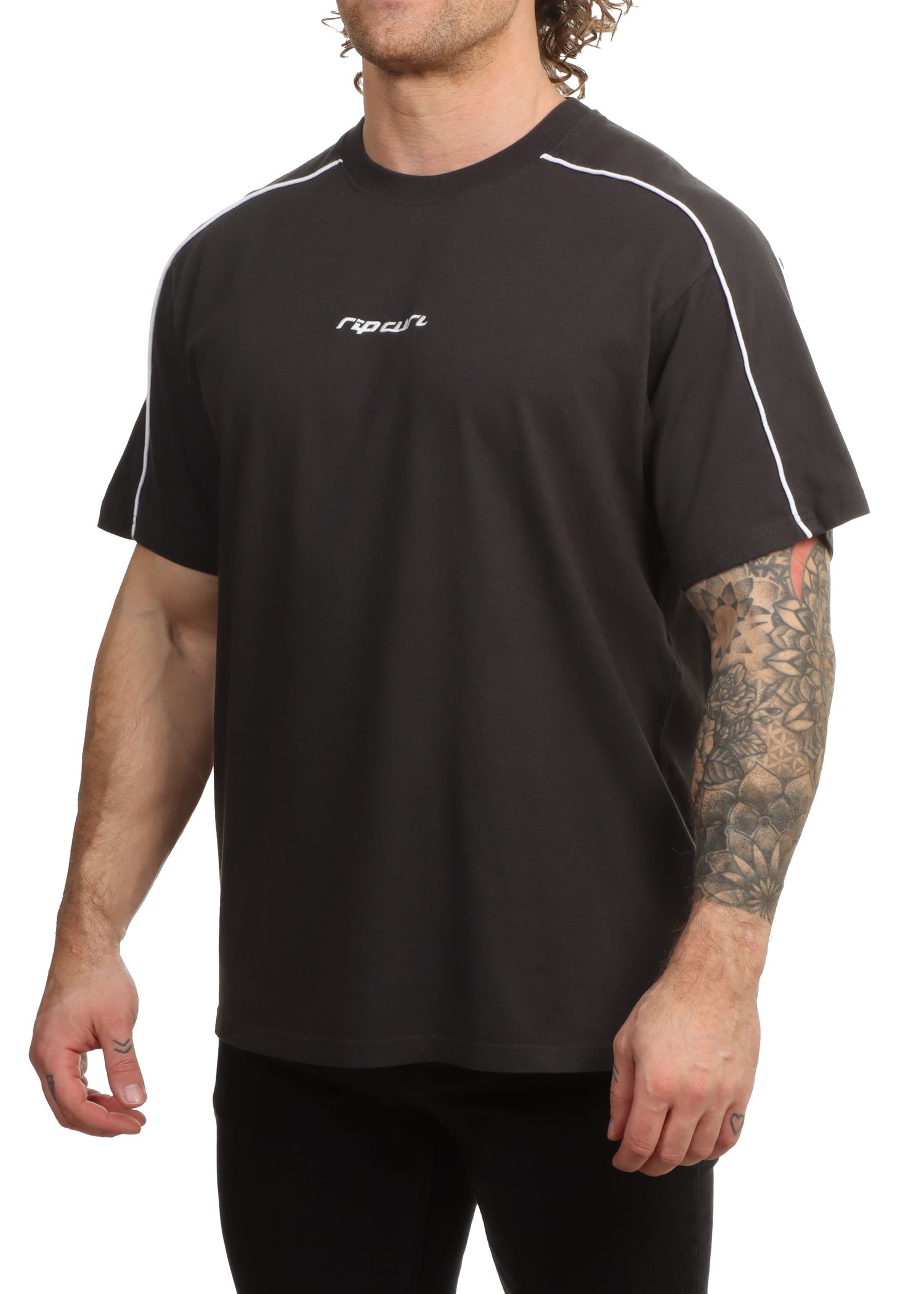 Ripcurl Inner Visions Panel Tee Washed Black