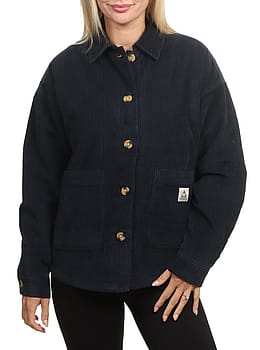 Passenger Flint Corduroy Overshirt Deep Navy