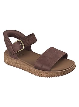 Skechers Bobs Sun Vibe Be Corky Sandals Chocolate