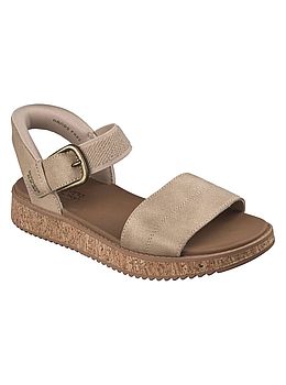 Skechers Bobs Sun Vibe Be Corky Sandals Natural