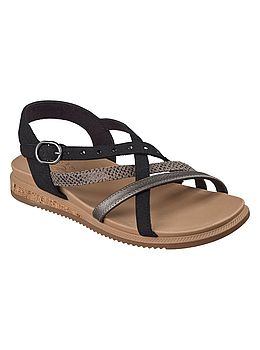 Skechers Desert Kiss Low Seaside Sandals Black