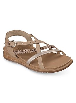 Skechers Desert Kiss Low Seaside Sandals Taupe