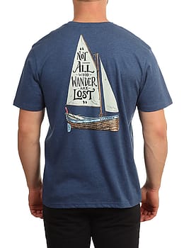Saltrock Lost Ships Tee Navy