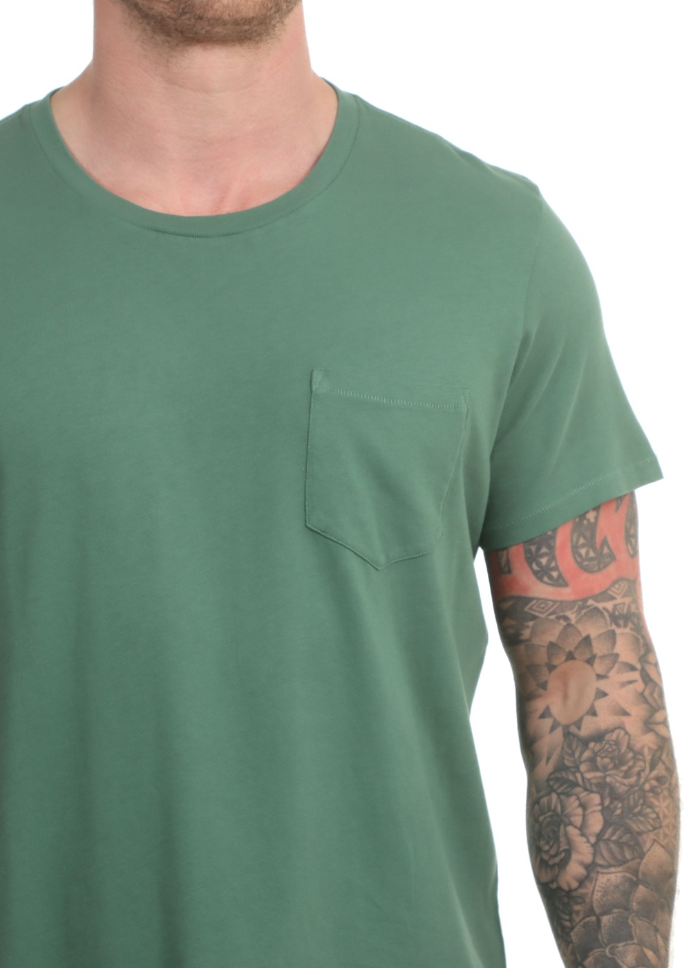Outerknown Groovy Pocket Tee Briar Green