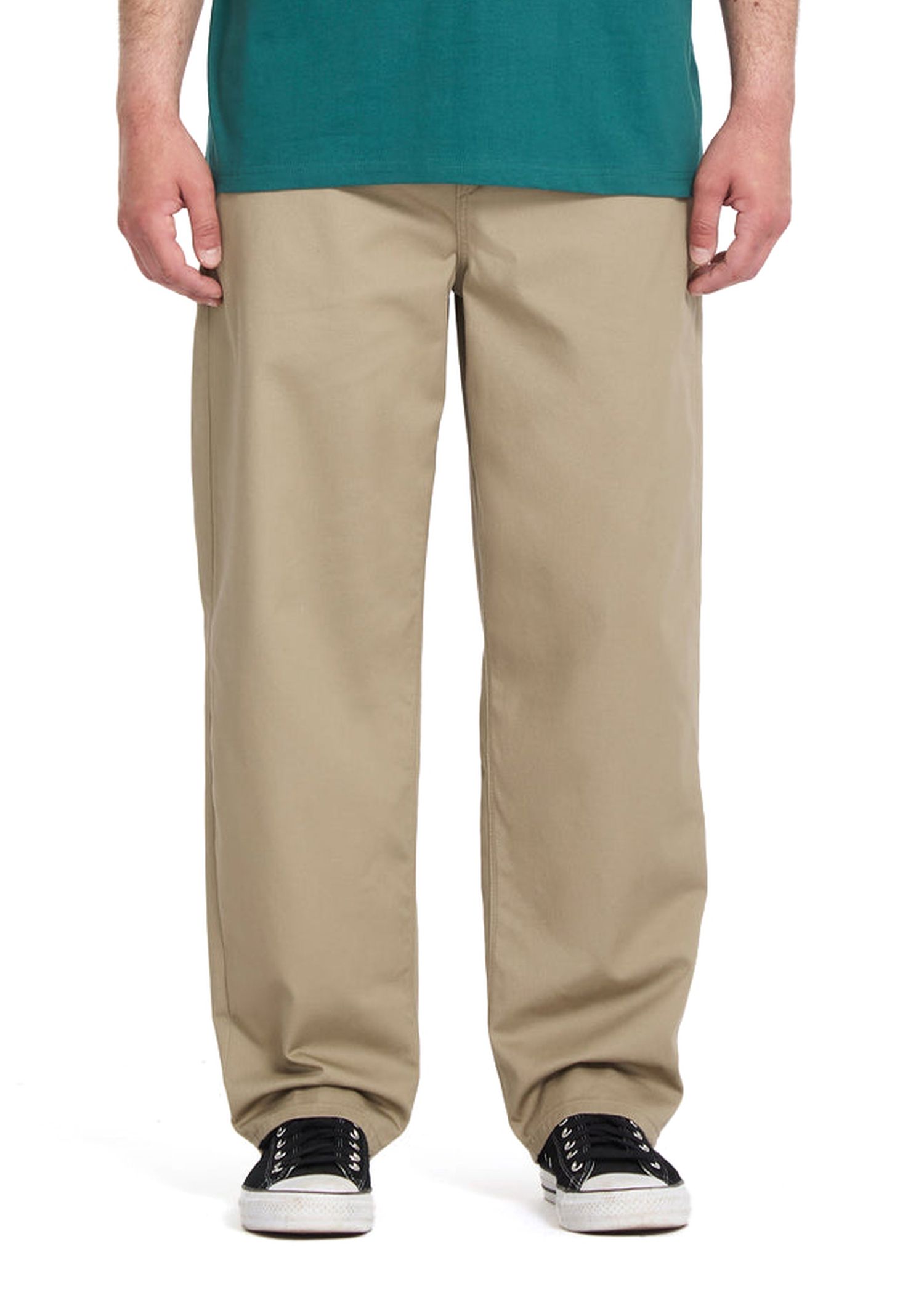Volcom Freazy Loose Trousers Khaki