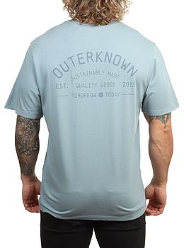 Outerknown Industrial OK Pocket Tee Meadow Blue