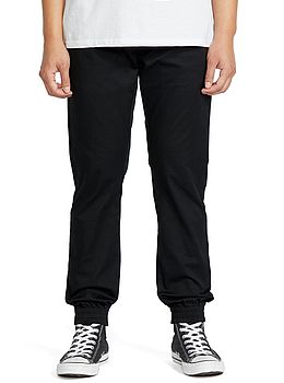 Volcom Frickin Slim Jogger Pants Black