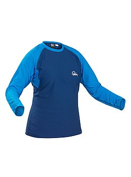 Palm Ladies Helios Longsleeve Rash Vest Ocean/Navy
