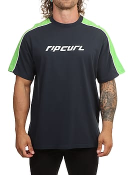 Ripcurl Archive Up Top Panel Tee Dark Navy