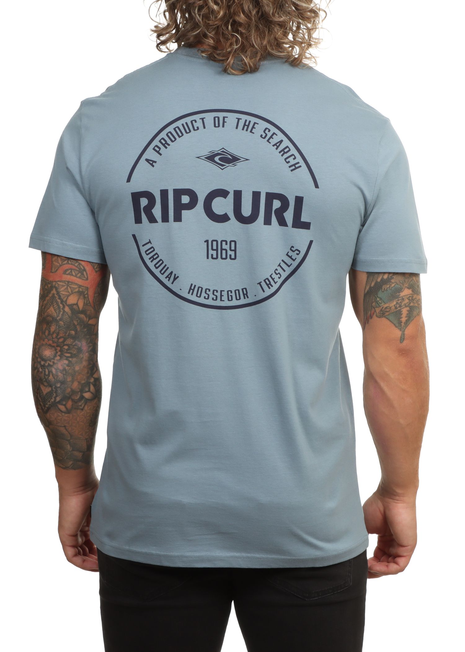 Ripcurl Staple Tee Citadel Blue