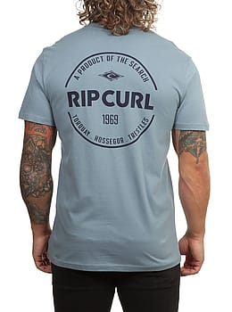 Ripcurl Staple Tee Citadel Blue