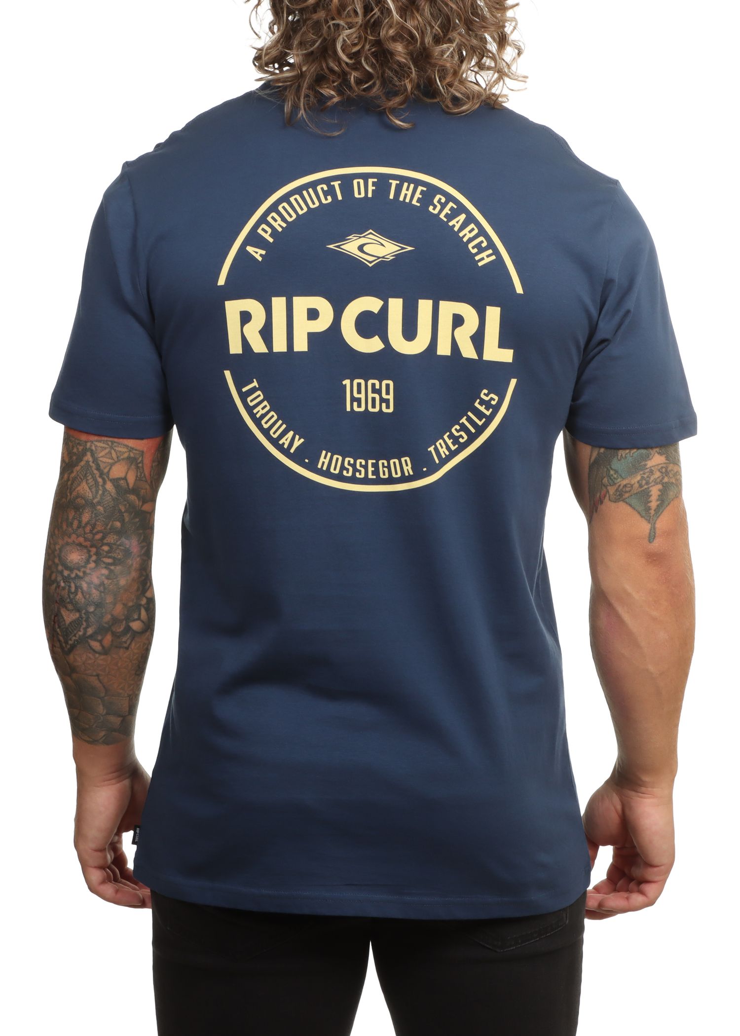 Ripcurl Staple Tee Light Navy