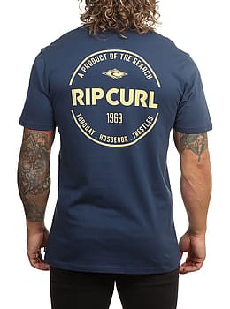 Ripcurl Staple Tee Light Navy