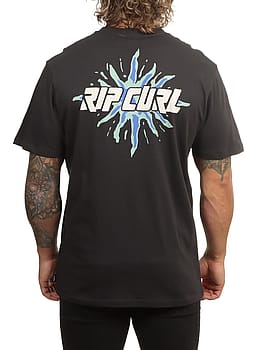 Ripcurl Disorder Burst Tee Washed Black